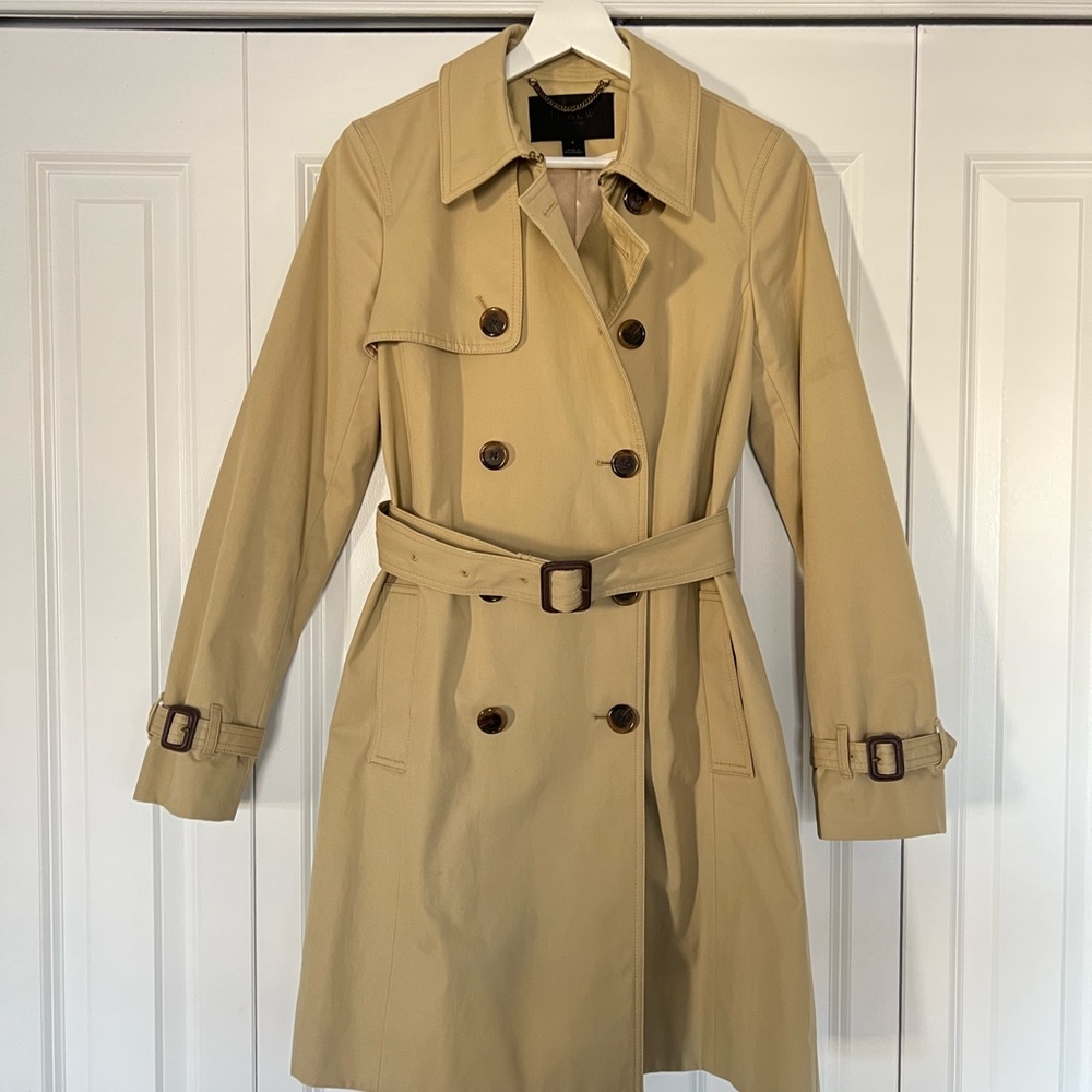 J.Crew Icon Trench Coat Size 4